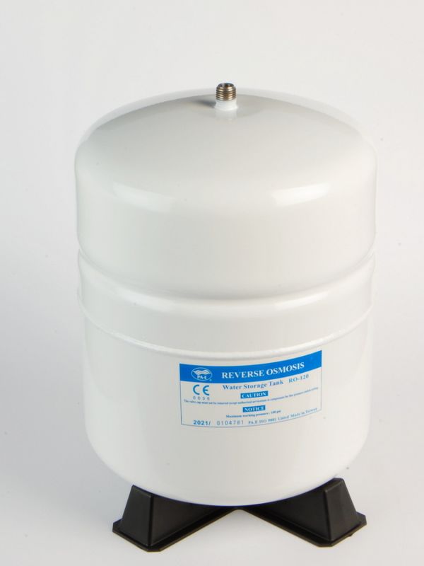 Trykktank stål hvit 4 liter